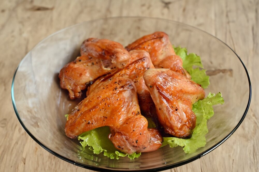 Baked Chicken Wings in Honey Soy Sauce