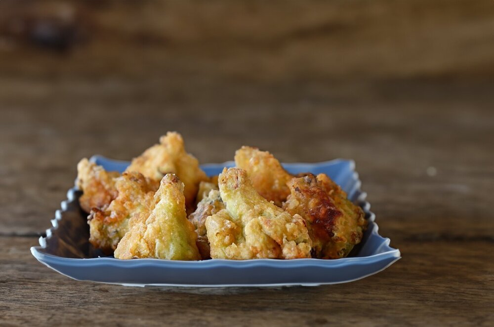 Batter-Fried Broccoli Bites