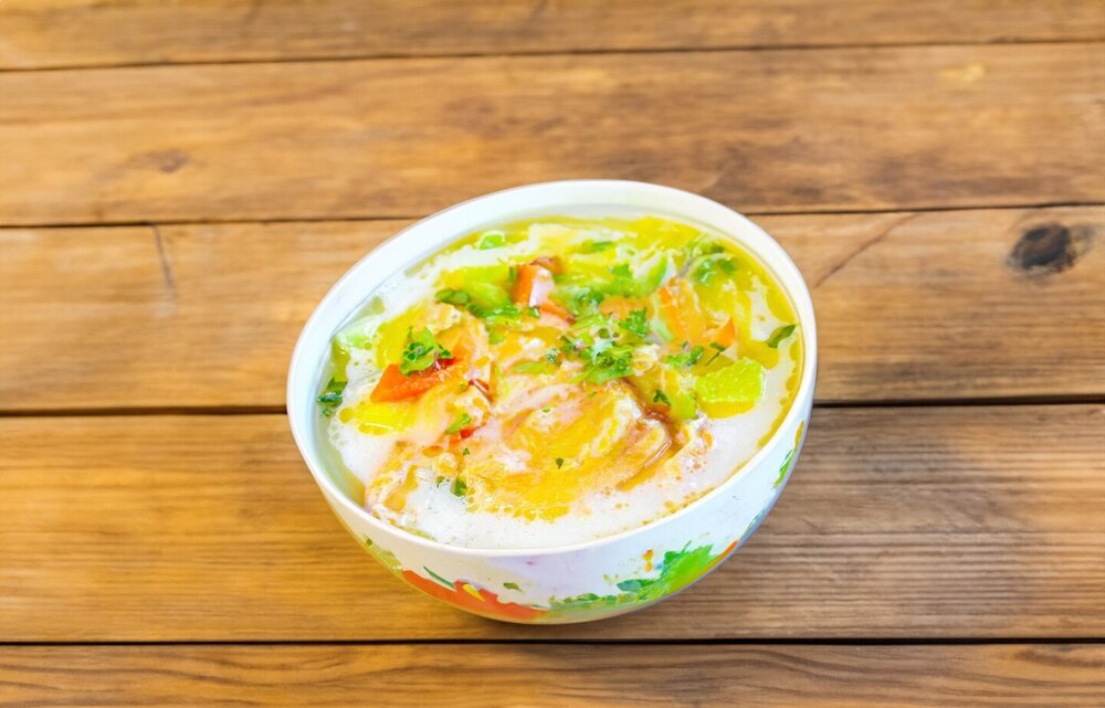 Creamy Salmon Fish Soup