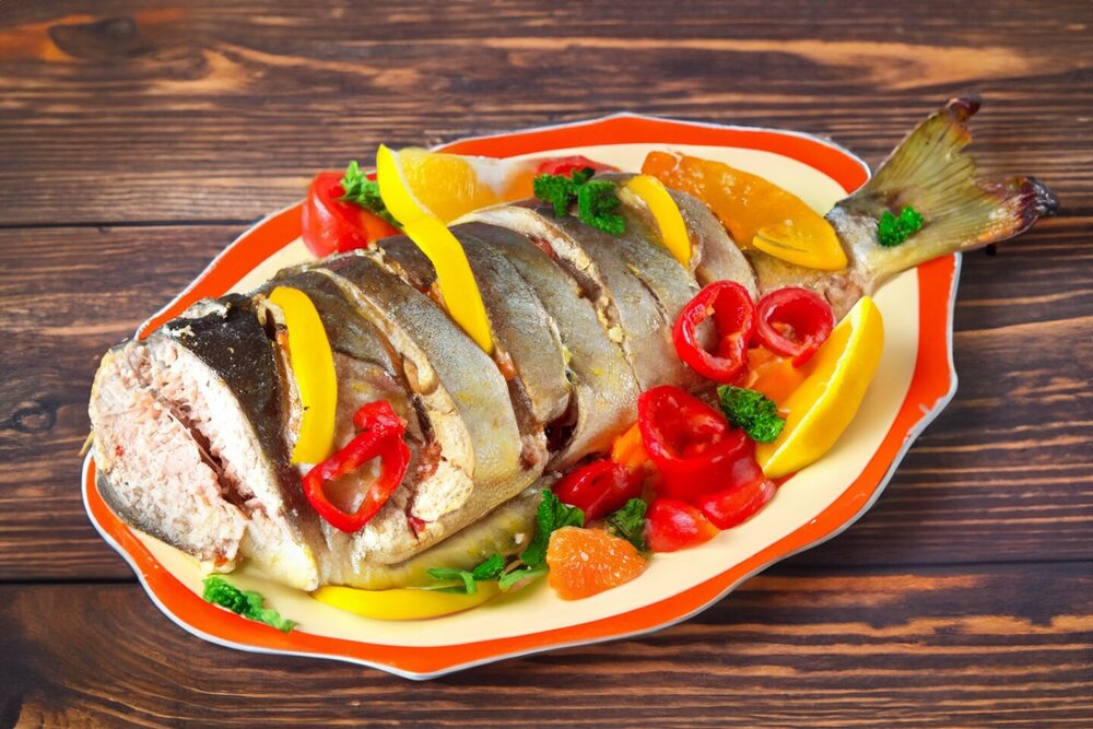 Juicy and Tender Whole Pink Salmon Baked in Foil