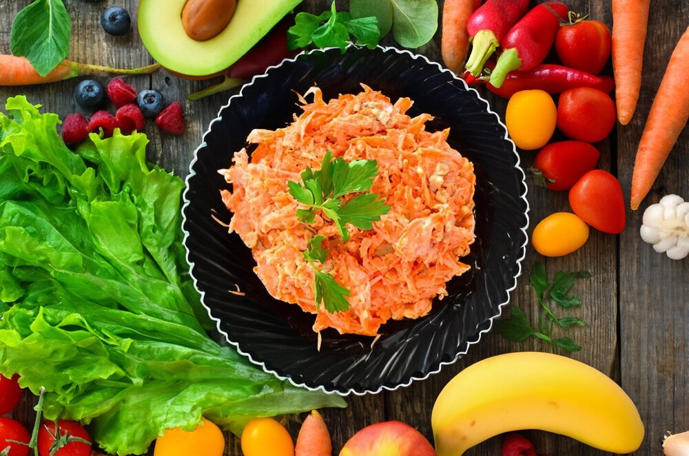 Carrot Salad with Sour Cream