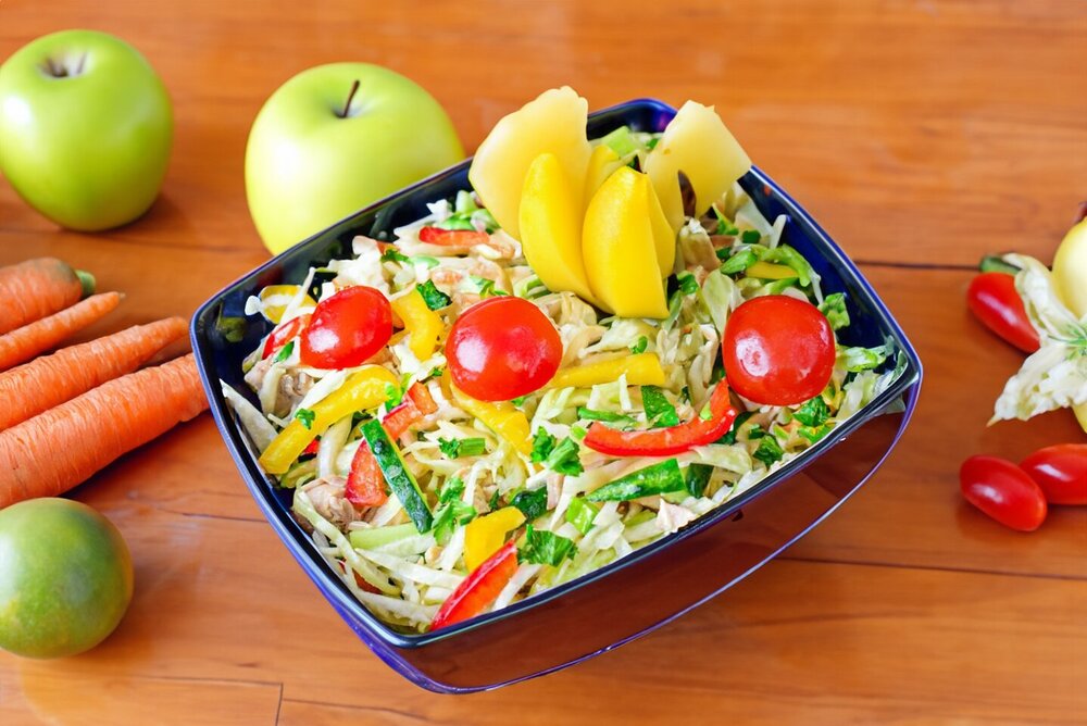 Cabbage and Chicken Salad