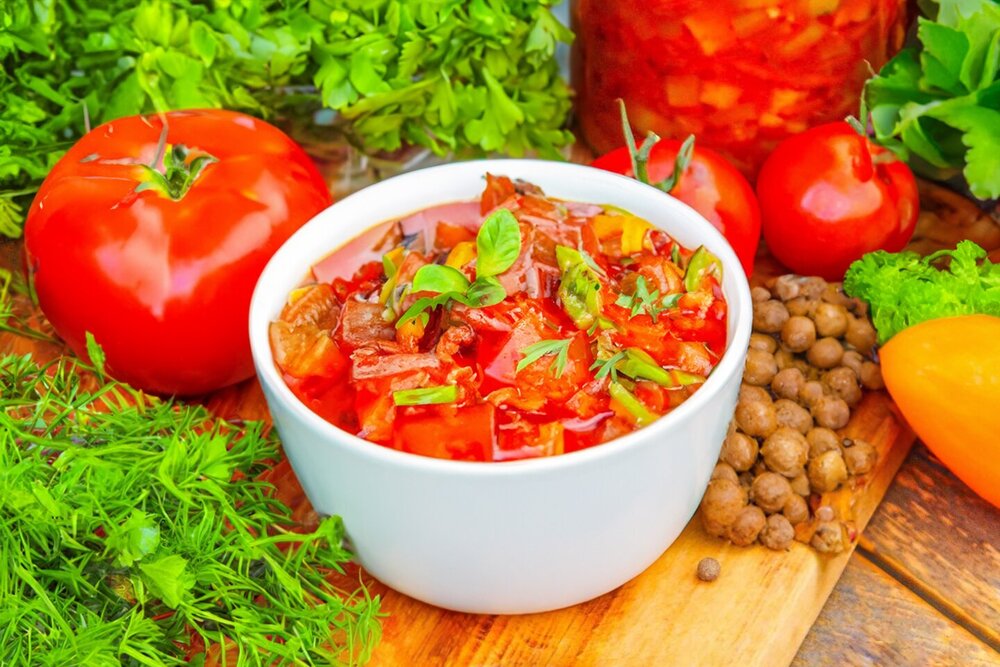 Zucchini Lecho with Tomato Paste
