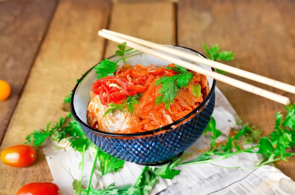 Korean-Style Marinated Herring