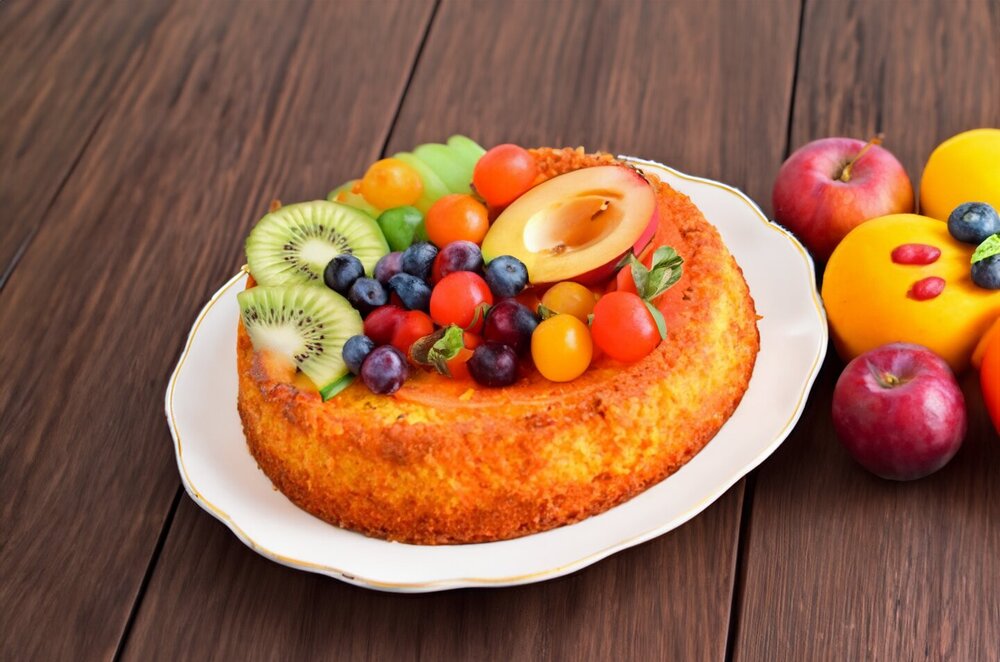 Simple Carrot Cake Baked in the Oven