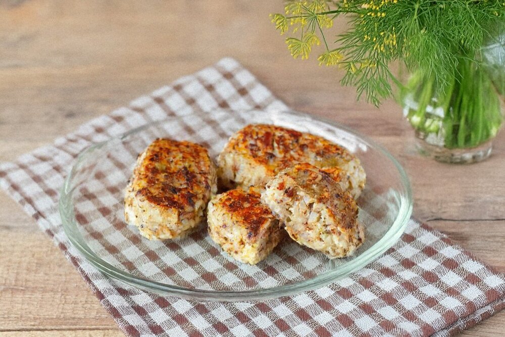 Fish Canned Patties with Rice