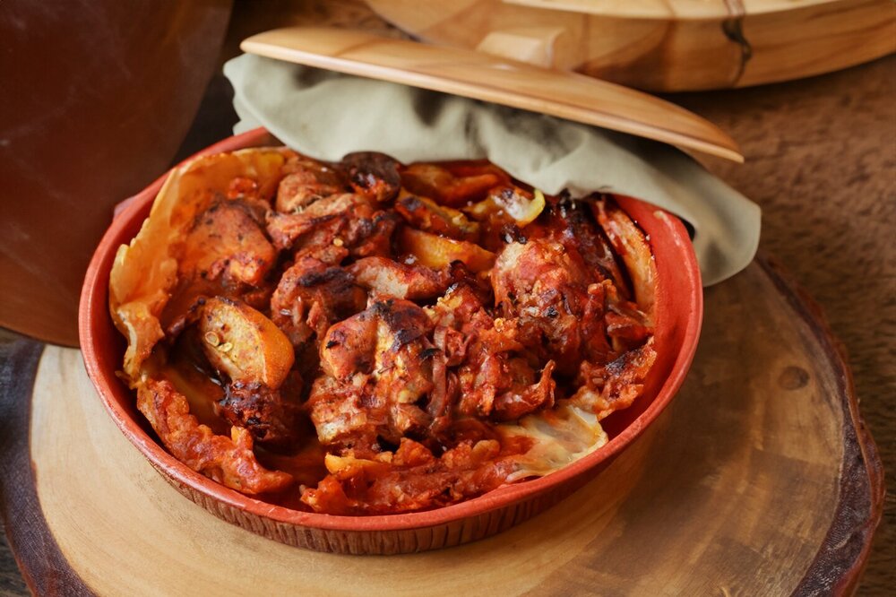 Oven-Baked Pork Shashlik in a Roasting Sleeve