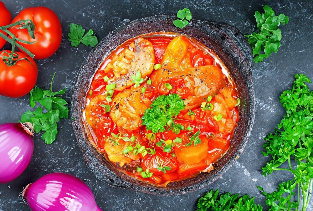 Vegetables in an Afghan Cauldron