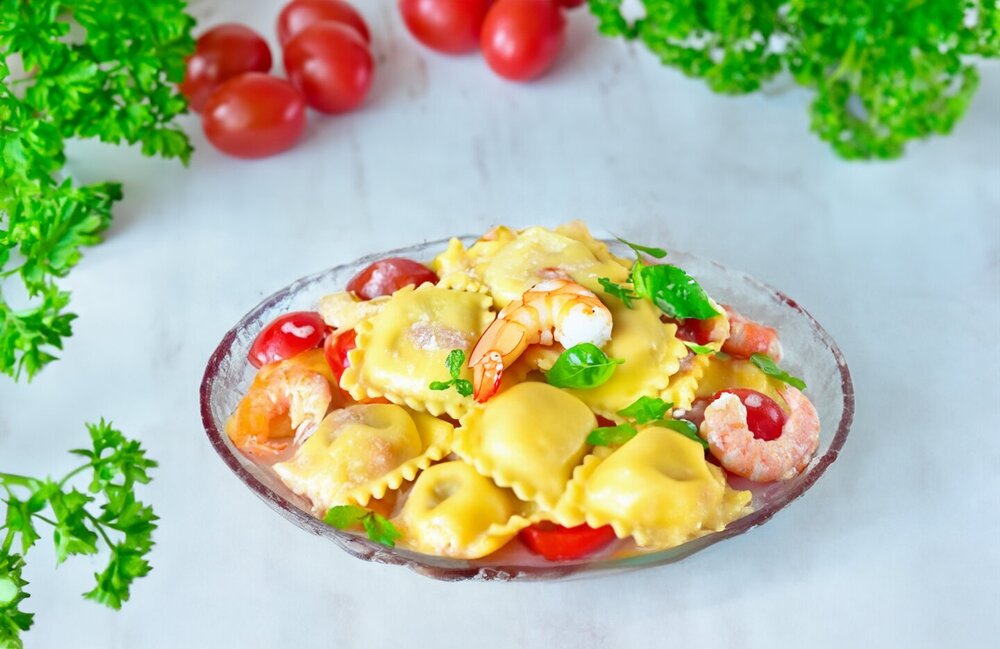 Shrimp Ravioli