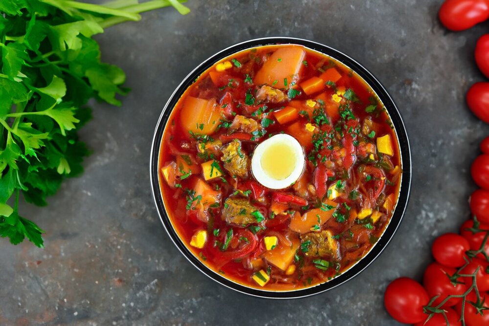 Borscht with Egg