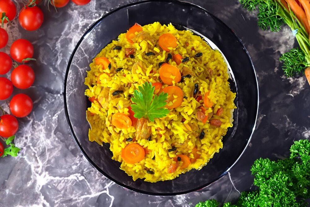 Fluffy Oven-Baked Pilaf with Pork