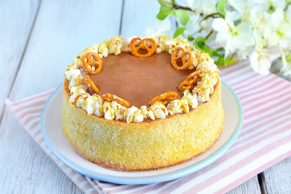 Cheesecake with Salted Caramel