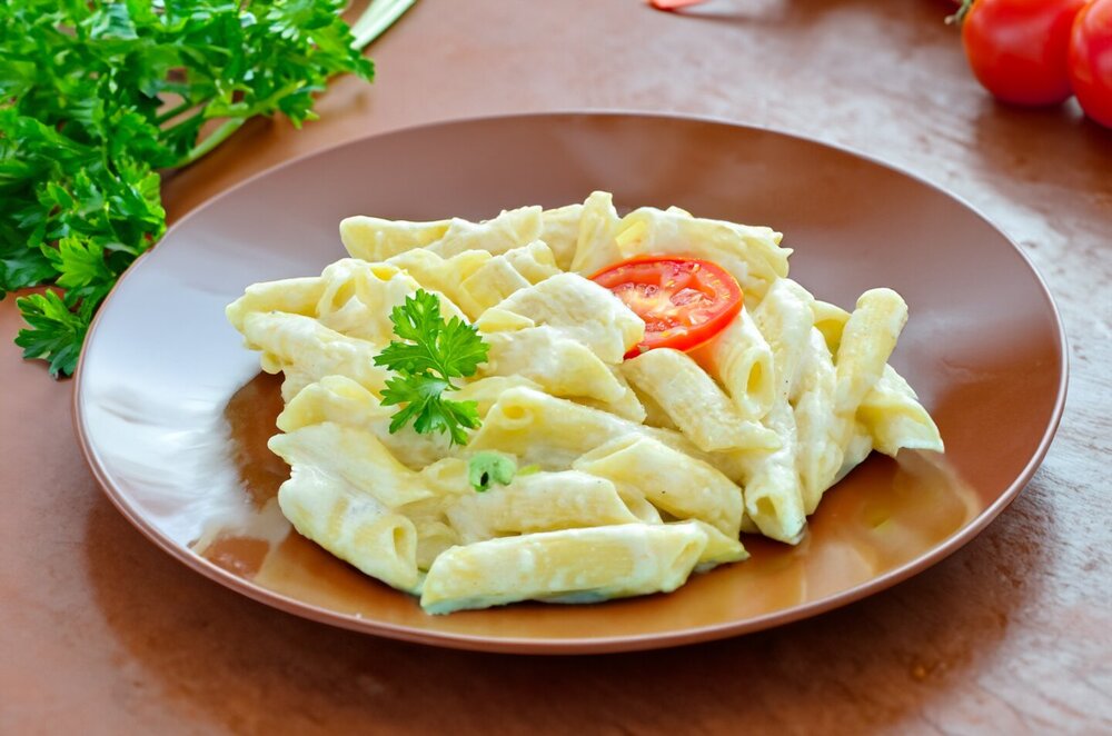 Creamy Cheese Pasta in a Skillet