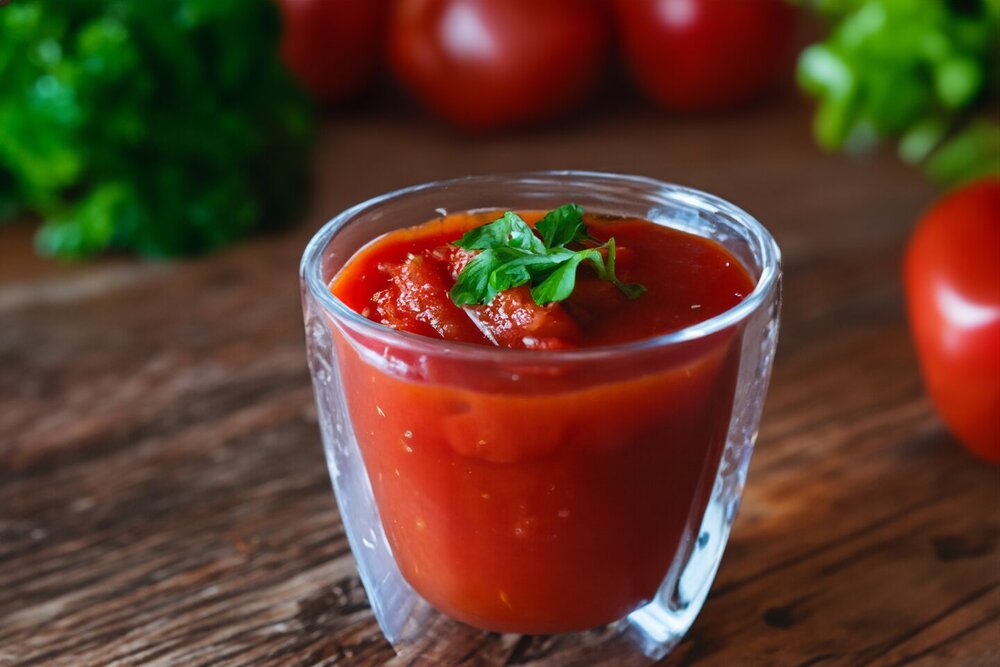 BBQ Sauce with Tomato Paste and Cilantro