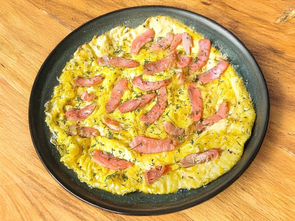 Omelette with Salmon