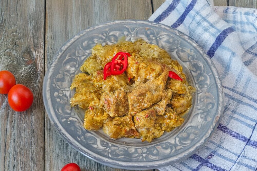 Spicy Asian-Style Pork in Coconut Milk