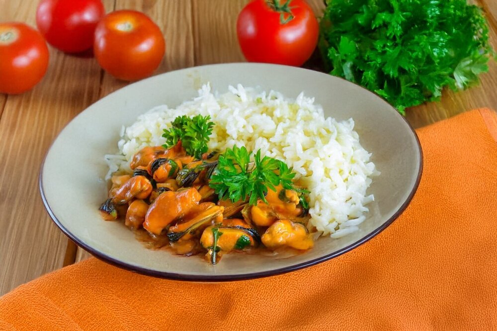Mussels in Tom Yum Sauce