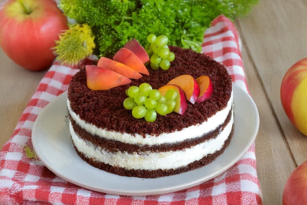 Three-Cup Cocoa Cake with Kefir
