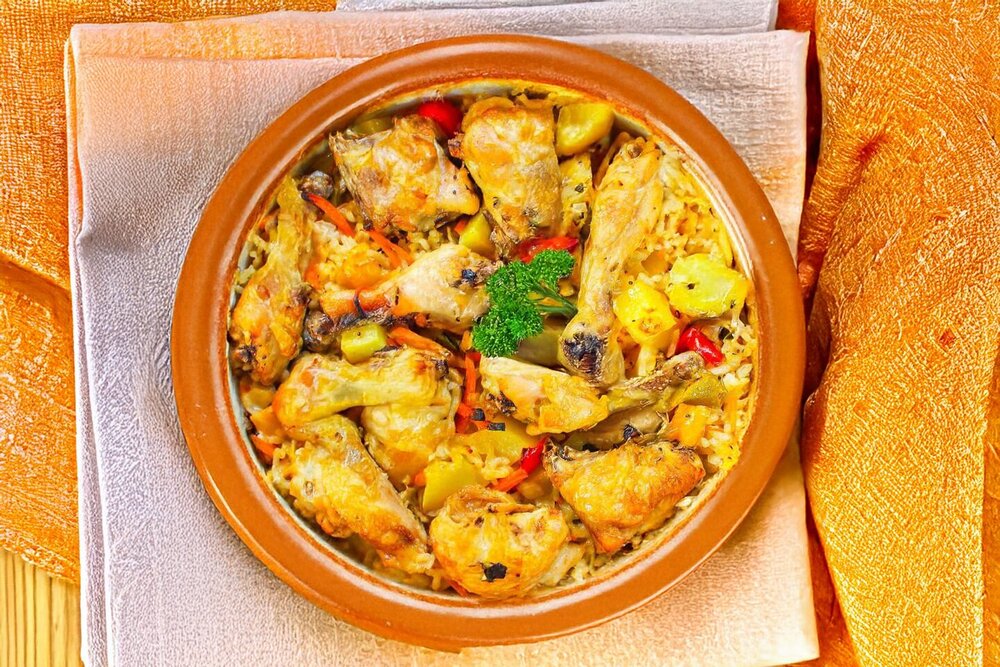Rice with Potatoes and Chicken