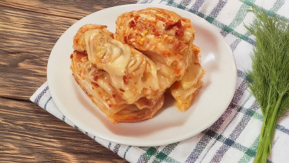 Kimchi - spicy fermented cabbage