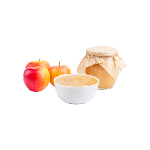 Canned apple mousse