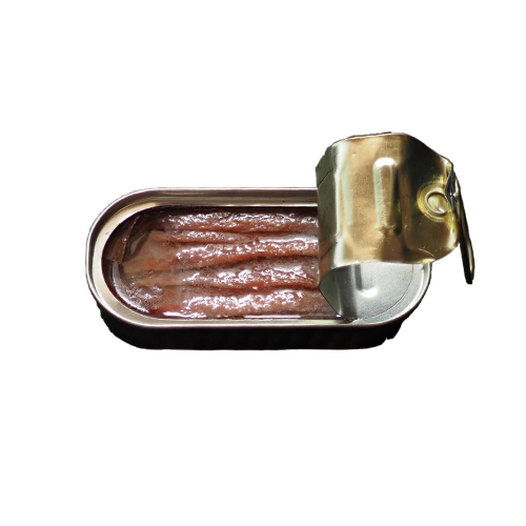 Atlantic anchovies, canned