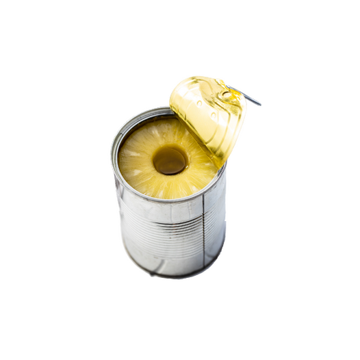 Canned pineapples