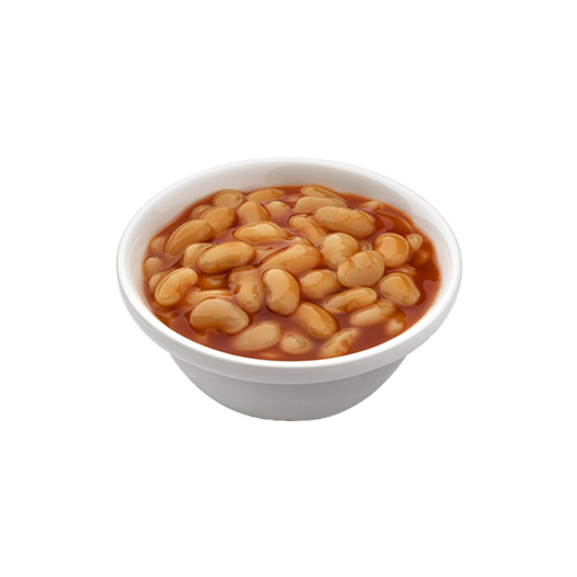 Beans, canned in tomato sauce