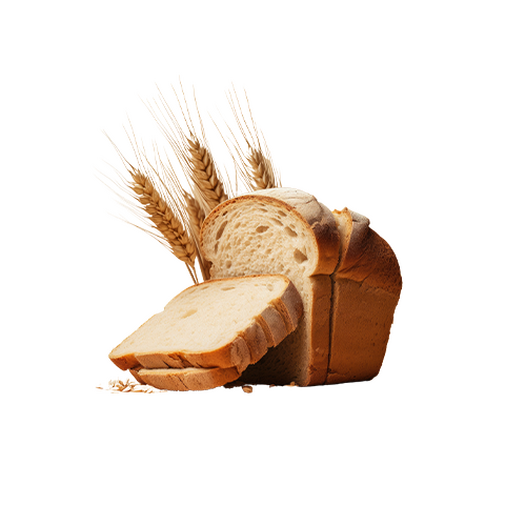Bread from wheat flour of the second grade