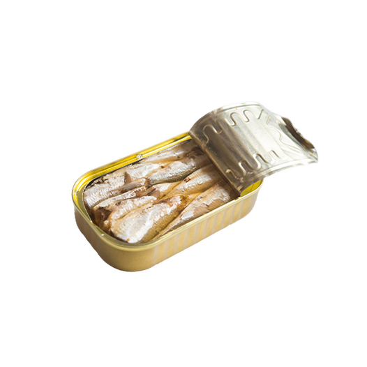 Canned sardines
