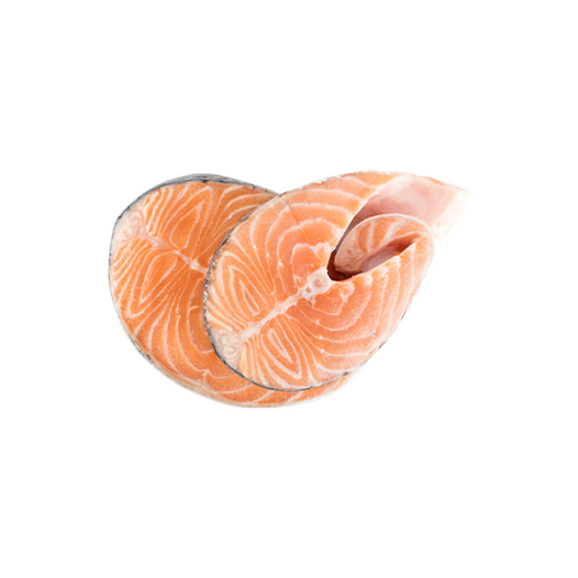 Chum salmon steak